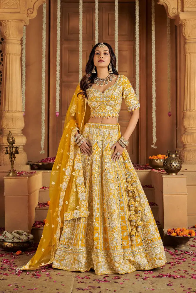 Marigold Glow Lehenga