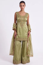 Zaitooni Sharara Suit - Dorie Atelier